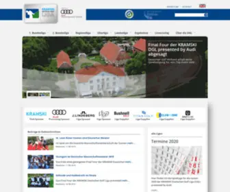 Deutschegolfliga.de(Offizielle Website der Deutschen Golf Liga (DGL) presented by All4Golf) Screenshot