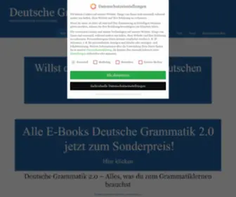 Deutschegrammatik20.de(Deutsche Grammatik 2.0) Screenshot