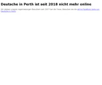 Deutscheinperth.net(Deutscheinperth) Screenshot