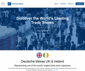 Deutschemesse.co.uk(Deutsche Messe UK) Screenshot