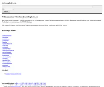 Deutschenglisches.com(Wörterbuch Deutsch) Screenshot