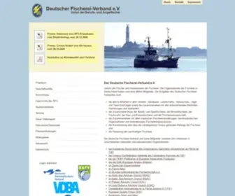 Deutscher-Fischerei-Verband.de(Deutscher Fischerei) Screenshot