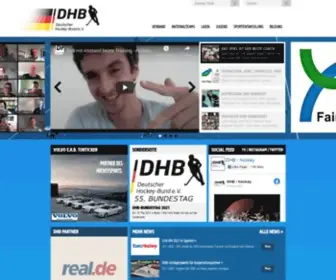 Deutscher-Hockey-Bund.de(Hockey) Screenshot