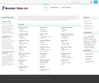 Deutscher-Index.info(Webkatalog) Screenshot