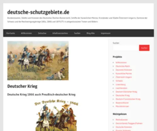 Deutscher-Krieg.de(Deutscher Krieg) Screenshot