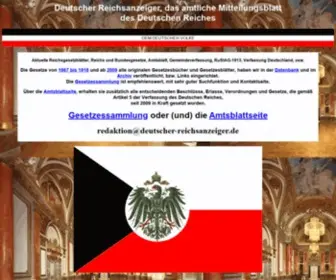 Deutscher-Reichsanzeiger.de(Deutscher reichsanzeiger) Screenshot