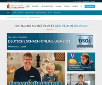 Deutscher-Schachbund.de(Deutscher Schachbund e) Screenshot