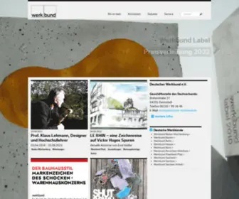 Deutscher-Werkbund.de(Werkbund) Screenshot