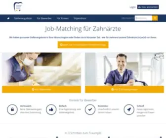 Deutscher-Zahnarzt-Service.de(Stellenangebote & Jobs f) Screenshot