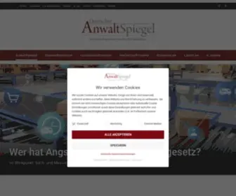 Deutscheranwaltspiegel.de(Deutscher AnwaltSpiegel) Screenshot