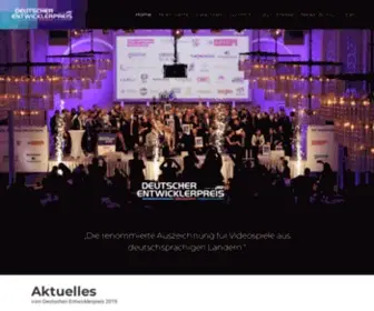 Deutscherentwicklerpreis.de(Deutscher Entwicklerpreis) Screenshot