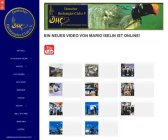Deutscherhechtangler-Club.de(Willkommen auf der Startseite des DHC's) Screenshot
