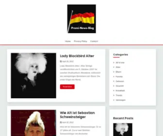 Deutschermeme.com(Promi-News-Blog) Screenshot