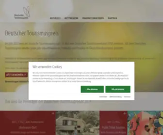 Deutschertourismuspreis.de(Deutscher Tourismuspreis) Screenshot