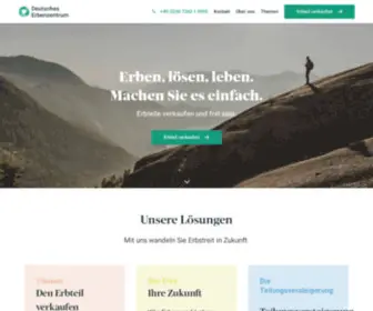 Deutsches-Erbenzentrum.de(Deutsches Erbenzentrum) Screenshot
