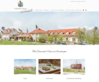 Deutsches-Haus-Weilheim.de(Landgasthof Hotel Deutsches Haus A8 Ulm) Screenshot