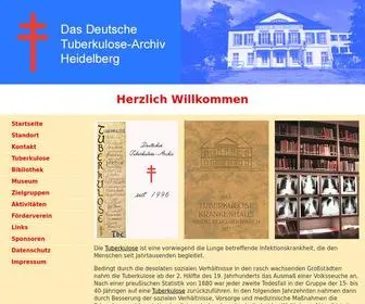 Deutsches-Tuberkulose-Archiv.de(Herzlich Willkommen) Screenshot