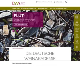 Deutscheweinakademie.de(Die Deutsche Weinakademie GmbH) Screenshot