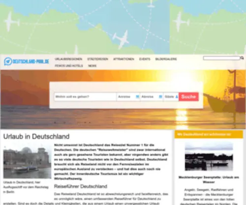 Deutschland-Pool.de(Urlaub in Deutschland) Screenshot