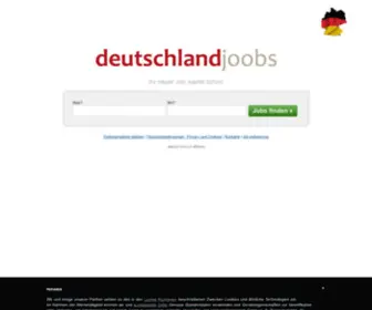 Deutschlandjoobs.com(Arbeitsplätze) Screenshot
