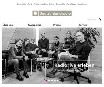 Deutschlandradio.de(Deutschlandradio stellt sich vor) Screenshot