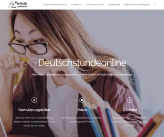 Deutschstundeonline.de(Startseite) Screenshot