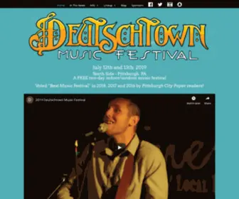 DeutschtownmusicFestival.org(Deutschtown Music Festival) Screenshot