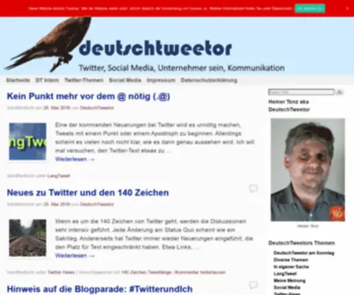 Deutschtweetor.de(WordPress) Screenshot