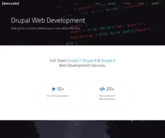 Deuxcode.com(Drupal Development Servics) Screenshot