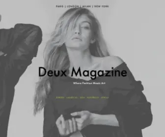 Deuxmag.com(Deux Magazine) Screenshot