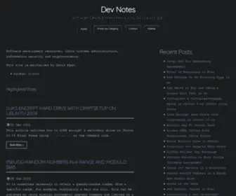 Dev-Notes.eu(Software Development Notes) Screenshot