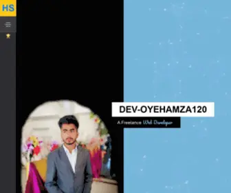 Dev-OyehamZa120.cf(Personal Official Website) Screenshot