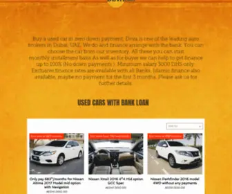 Devacars.com(Best used car sales & finance arrange agent Dubai) Screenshot