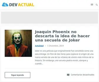 Devactual.com(Noticias) Screenshot
