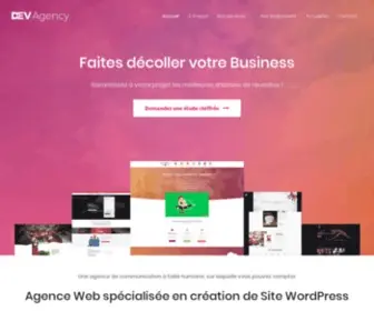 Devagency.fr(Agence spécialiste WordPress Paris) Screenshot