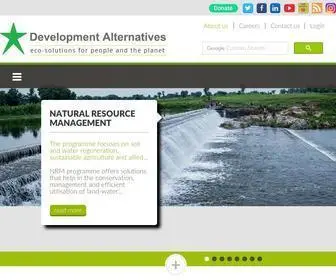 Devalt.org(Development Alternatives Group) Screenshot