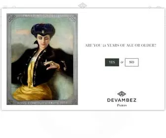 Devambez.com(Devambez I High end rolling paper and pre) Screenshot