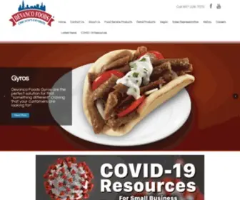 Devancofoods.com(Chicago's Favorite) Screenshot