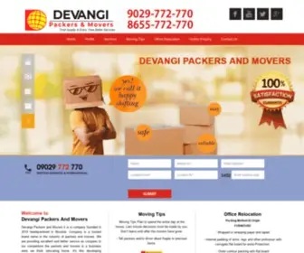 Devangipackers.com(Packers and Movers in Mumbai) Screenshot