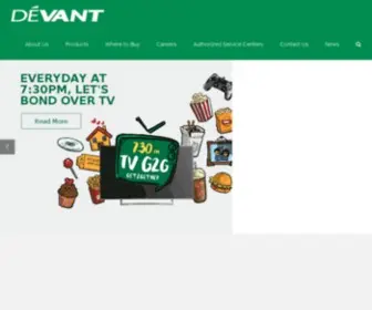 Devanttv.com(Browse & shop Smart TVs and LED TVs from the Philippines. Experience high definition viewing) Screenshot