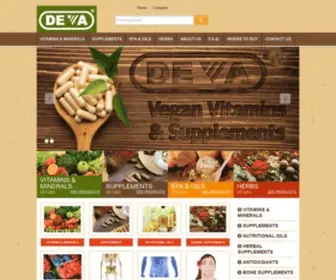 Devanutrition.com(Deva Nutrition) Screenshot