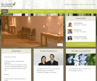 Devaren.be(Uitvaartcentrum de varen bvba) Screenshot