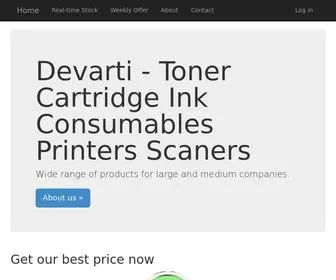 Devarti.it(Toner Cartridge Ink Consumables Printers Scaners) Screenshot