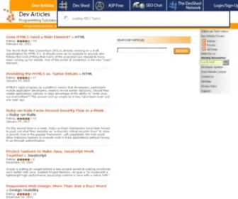 Devarticles.com(Programming) Screenshot