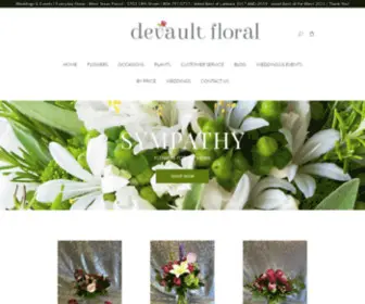 Devaultfloral.com(Lubbock Florist) Screenshot