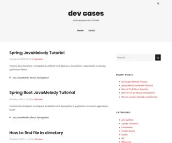 DevCases.com(Dev cases) Screenshot