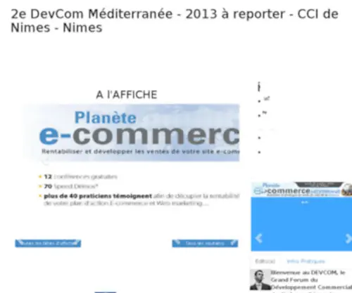 DevCom-Mediterranee.com(Event2one) Screenshot