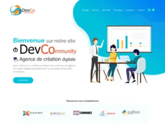 DevCommunity.net(Agence de création digitale) Screenshot