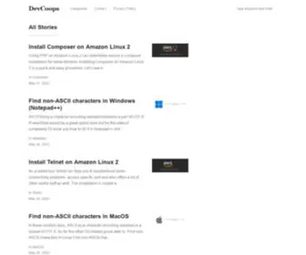DevCoops.com(DevOps and Cloud tutorials) Screenshot