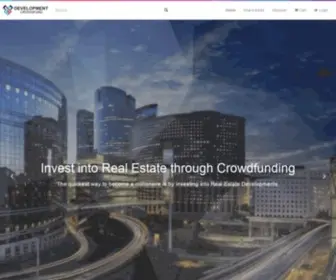 DevCrowdfund.com(Development CrowdFund) Screenshot